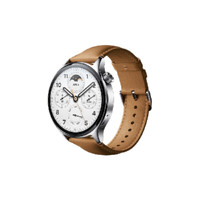 MI 小米 Watch S1 Pro 智能手表 46mm 棕色真皮表带