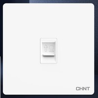 CHNT 正泰 NEW2L 86型无边框插座 香榭丽雅致白 弱电 电脑（六类）
