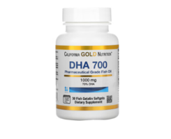 California Gold Nutrition, DHA 700鱼油专用级 1000毫克*30 粒