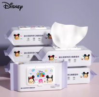 Disney 迪士尼 松松系列手口湿巾60抽*10包