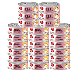 PLUS会员！Wanpy 顽皮 果饭系列 鸡肉味猫罐头 85g*24罐