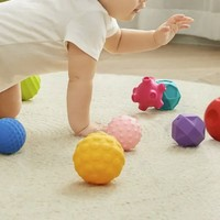 babycare 婴儿手抓球感知球c8个装