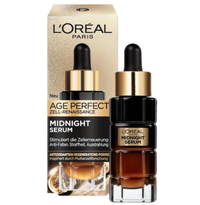  新低！L'Oréal Paris欧莱雅 age perfect细胞更新小黑瓶午夜精华 30ml   凑单到手约76.51元