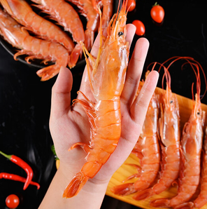 深海捕捞！禧美海产 冷冻阿根廷红虾2kg/盒 L1规格 32-40只 （加大号）