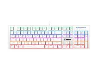 10日0点！MSI 微星 GK50Z RGB 有线机械键盘 104键