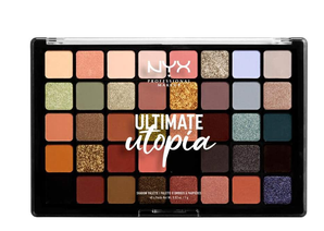 单涂即出彩！NYX Professional Ultimate 眼影盘 #ltimate Utopia 40色 40g  直邮含税到手￥164.75