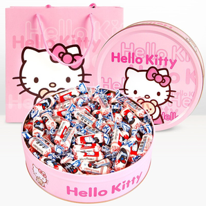 大白兔奶糖礼盒装粉色KT猫大白兔奶糖500g