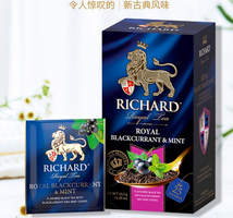 英国皇室御用茶品！RICHARD 瑞查得 姜柠/薄荷/青柠多款红茶 25袋*3盒