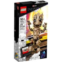 LEGO 乐高 76217我是格鲁特漫威英雄系列拼装积木礼物玩具