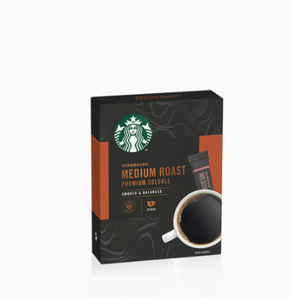 Starbucks 星巴克 黑咖啡 中度/深度烘焙 精品速溶咖啡2.3g*10条