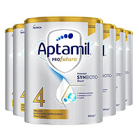 Aptamil 爱他美 白金澳洲版 宝宝配方奶粉 4段 900g*6罐