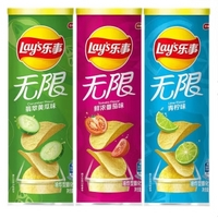 Lay's 乐事 无限薯片 104g*3罐（黄瓜+番茄+青柠）