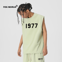 FOG MURUA复线第七季主线新款情侣1977无袖T恤背心潮牌高街男女款