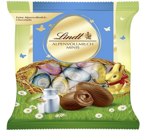Lindt 瑞士莲 Sprüngli Alpenmilch复活节巧克力蛋 100g*3 到手价￥47.6