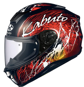 日本摩托车头盔三大品牌，OGK KABUTO AEROBLADE 5空气刀5代 摩托车头盔 全盔 L码 红龙 584399  直邮含税到手￥1808.5