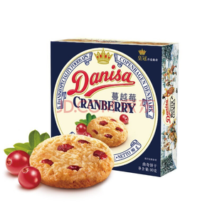 皇冠丹麦蔓越莓曲奇饼干90g