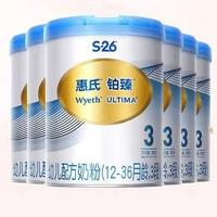 Wyeth 惠氏 铂臻 婴幼儿配方奶粉 3段 780g *6罐