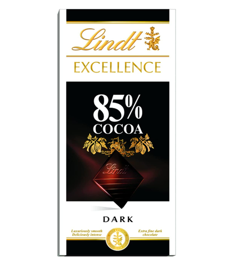 Lindt瑞士莲 85%特级排装黑巧克力 100g 到手约￥15.52