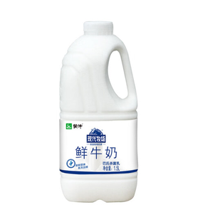 限山东/浙江！MENGNIU 蒙牛 现代牧场 鲜牛奶 1.5L