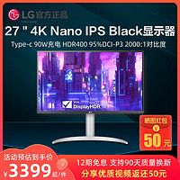 LG 乐金 27UQ850  27英寸IPS显示器（3840*2160，60Hz，98%DCI-P3，HDR400）