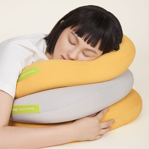 柔软回弹！YUMBOND 允宝 分区舒压C位枕头 枕套+枕芯