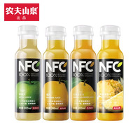 农夫山泉 苹果+凤梨+橙汁+芒果果汁 4种口味各3瓶 300ml*12瓶