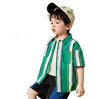 ASK junior 男童衬衫 绿色