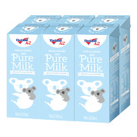 Theland 纽仕兰 A2β-酪蛋白 高钙全脂牛奶 200ml*6盒
