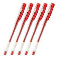 uni 三菱铅笔 UM-100 中性笔 0.5mm 红色 5支装