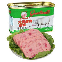 greatwall BRAND 长城牌 小白猪午餐肉罐头 198g*9罐 礼盒