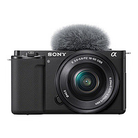 31日20点！SONY 索尼 ZV-E10 APS-C画幅 微单相机 黑色 E PZ 16-50mm F3.5 OSS 变焦镜头 单头套机