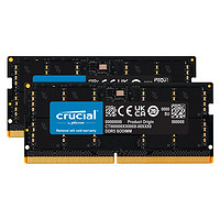 Crucial 英睿达 DDR5 5200MHz 笔记本内存条 64GB（32GB×2）套装