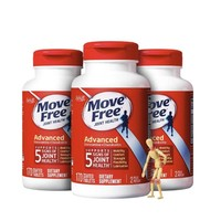Move Free 益节 维骨力氨糖硫酸软骨素钙片 高性价比氨糖红瓶*3