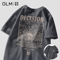 GLM 男款纯棉T恤 PDT9H126