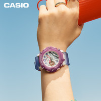 CASIO 卡西欧 GMA-S2200系列 女士石英腕表 GMA-S2200PE-6A