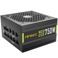 Antec 安钛克 NE750 金牌（90%）全模组ATX电源 750W 黑色