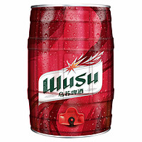 WUSU 乌苏啤酒 大红乌苏 美式拉格 11度 国产啤酒 5L 单桶装