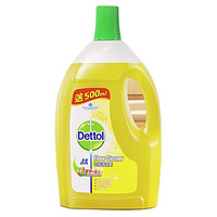 Dettol 滴露 地板清洁除菌液 2L*1瓶 柠檬清新味