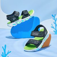 SKECHERS 斯凯奇 儿童魔术贴凉鞋