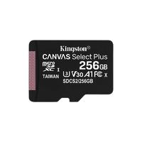 Kingston 金士顿 SDCS2系列 Micro-SD存储卡 256GB（UHS-I、V30、U3、A1）