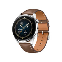 HUAWEI 华为 WATCH 3 智能手表 46mm 时尚款 棕色