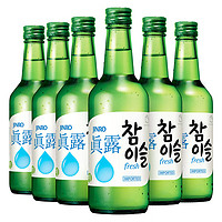 Jinro 真露 韩国进口烧酒16.5° 竹炭酒 360ml*6瓶装
