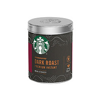 STARBUCKS 星巴克 速溶黑咖啡 深度烘焙 90g/罐