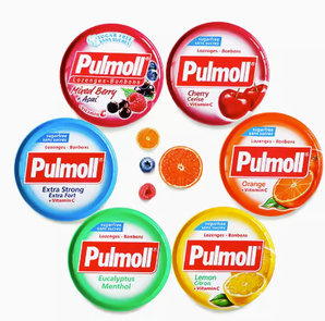 甜味不腻！Pulmoll  飚摩无糖系列薄荷糖 45g/铁盒装