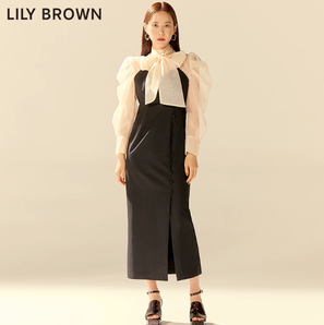 国内779元！Lily Brown 莉莉布朗 23夏新款蝴蝶结衬衫吊带连衣裙两件套 LWFO231031  直邮含税到手￥537.61