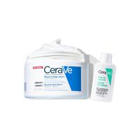CeraVe 适乐肤 修护套装（润肤霜 340g+氨基酸洁面 30ml）