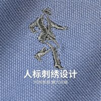 DANCING WOLVES 与狼共舞男2023夏季纯色棉质POLOt恤衫