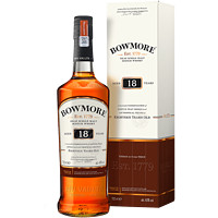 BOWMORE 波摩 18年 单一麦芽 苏格兰威士忌 43%vol 700ml 礼盒装