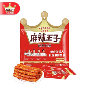 麻辣王子地道辣条很麻110g+微麻110g（共12包）