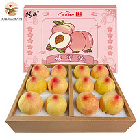 阳山 水蜜桃 无锡阳山水蜜桃12个礼盒装  200-250g 净果4.8斤